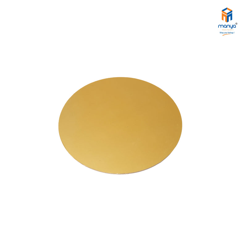 Cake Base Round Gold / White / Black 11"